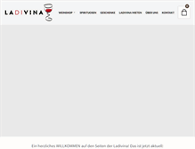 Tablet Screenshot of ladivina.ch